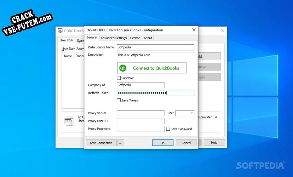 ODBC Driver for QuickBooks + crack (кряк)