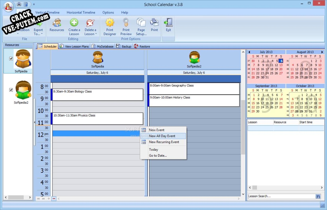 School Calendar + crack (кряк)