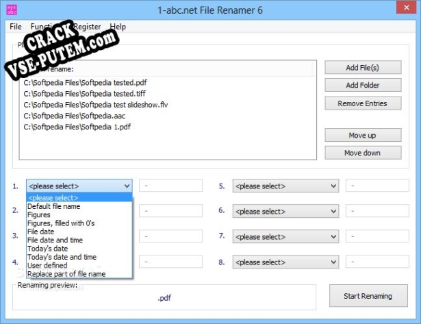 1-abc.net File Renamer и crack patch (взлом)