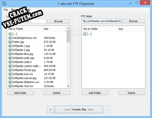 Взлом 1-abc.net FTP Organizer
