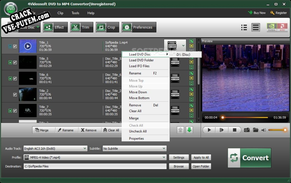 4Videosoft DVD to MP4 Converter keygen (кейген)