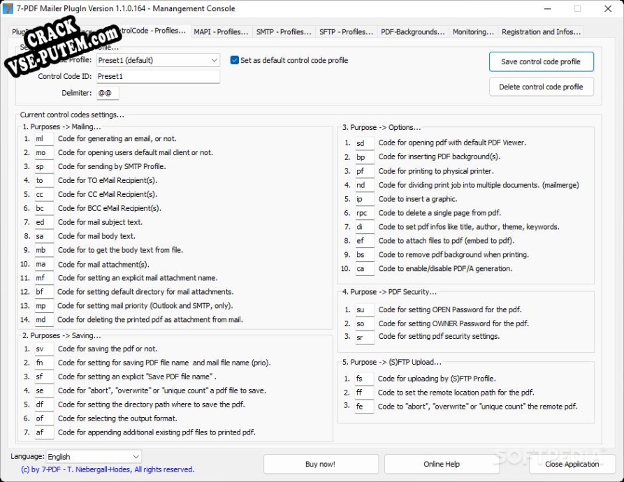 7-PDF Mailer PlugIn с patch/keygen