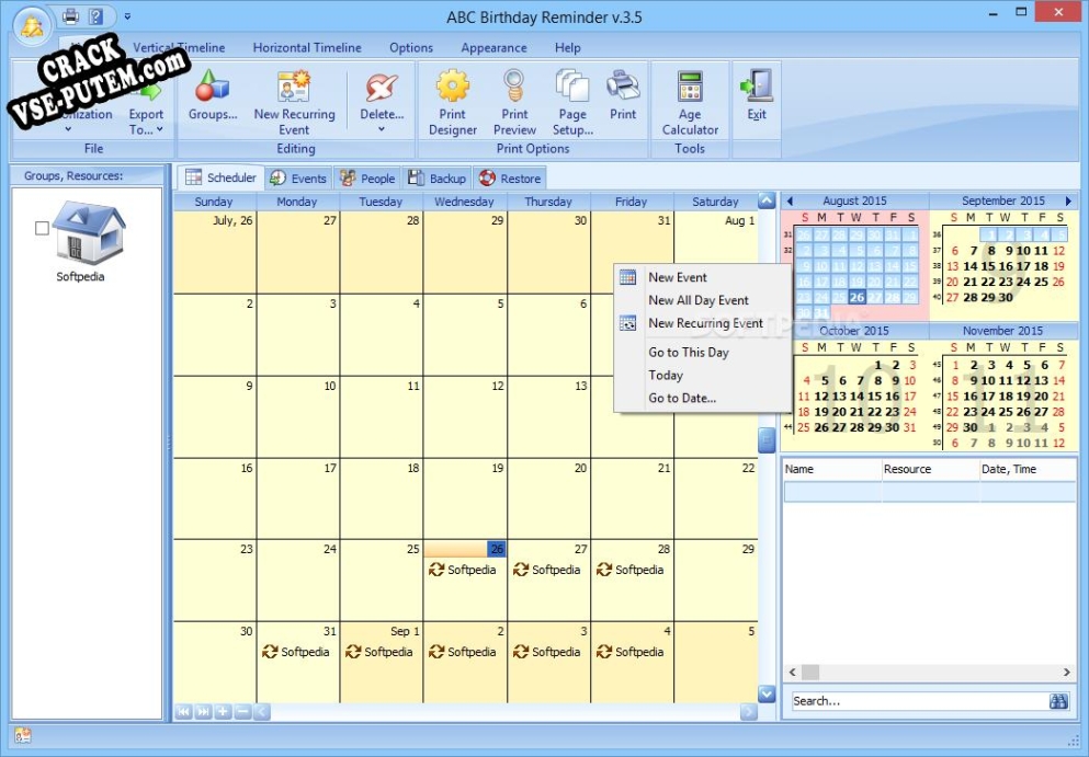 Keygen для ABC Birthday Reminder