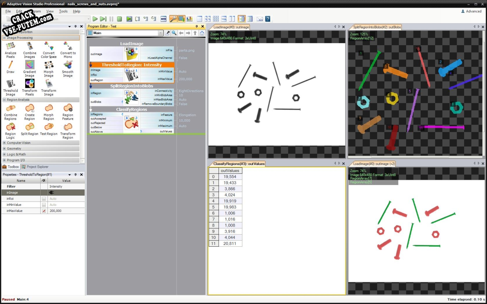Взлом (keygen) Adaptive Vision Studio Lite