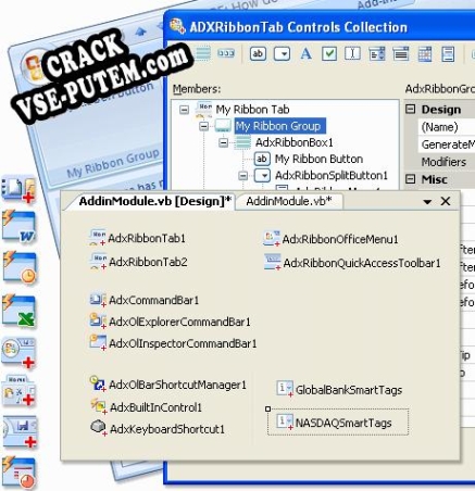 Crack для Add-in Express for .NET