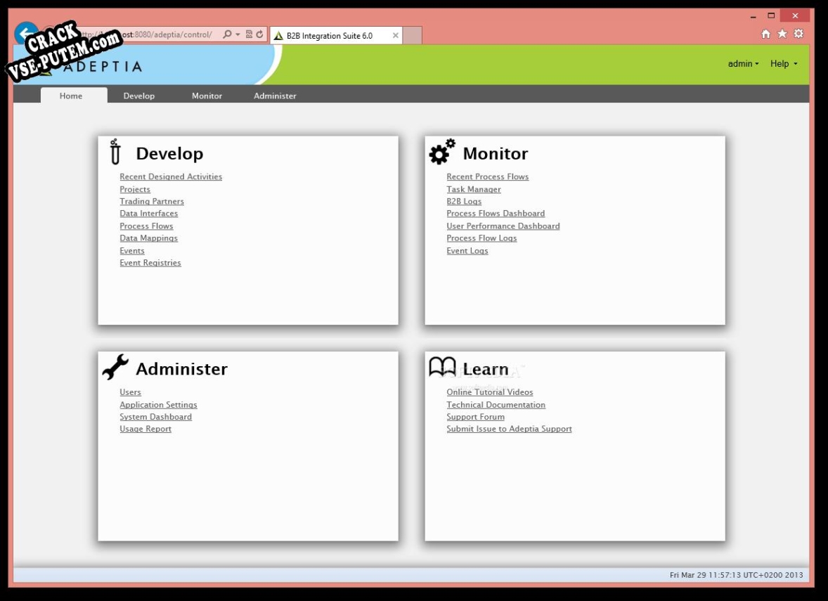 Взлом (keygen) Adeptia B2B Integration Suite