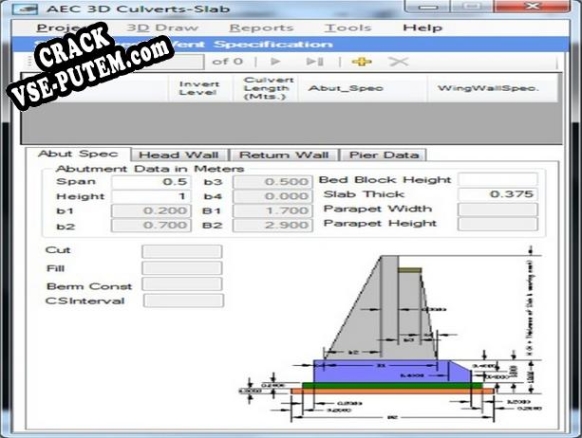 Взлом AEC 3D Culverts-Slab