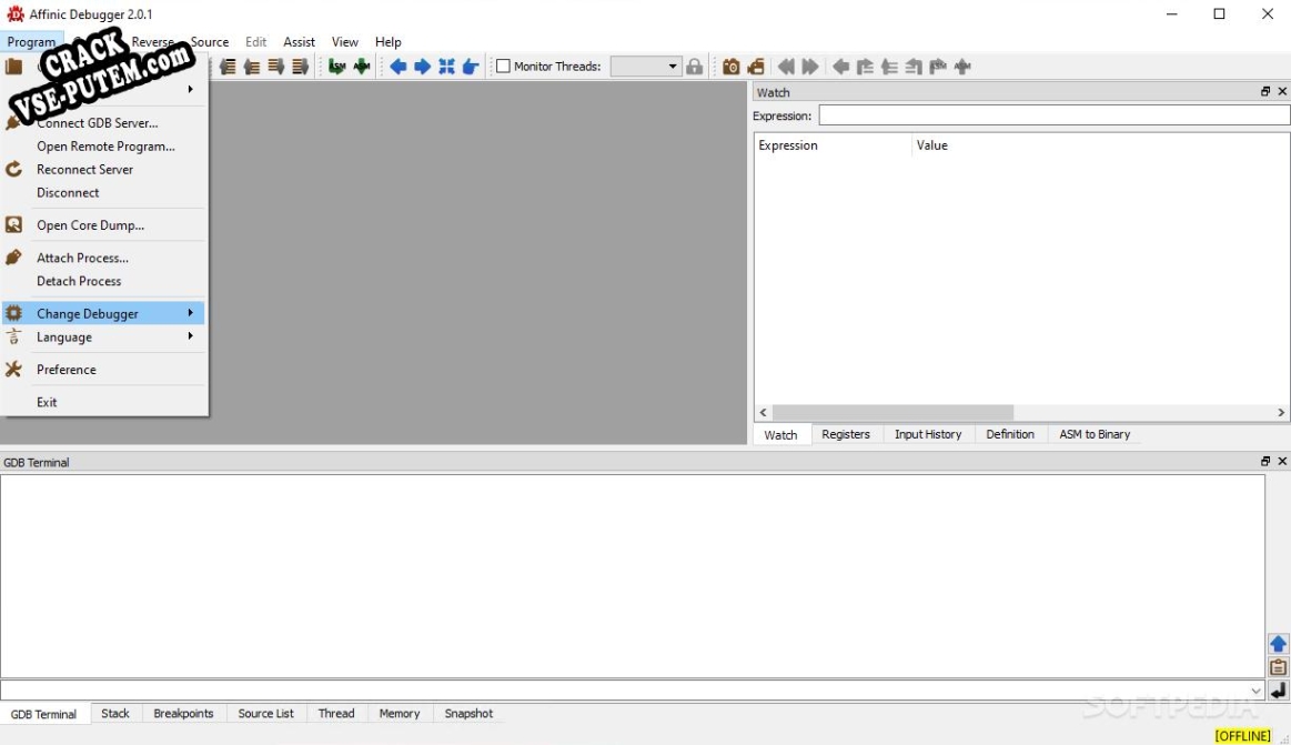 Keygen для Affinic Debugger GUI