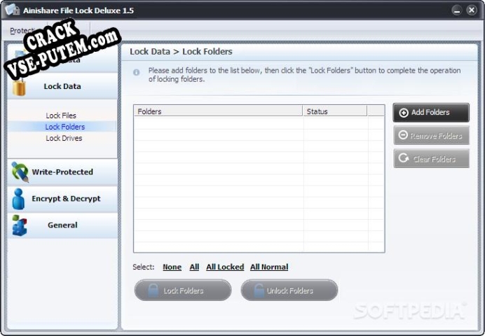 Активация программы Ainishare File Lock Standard