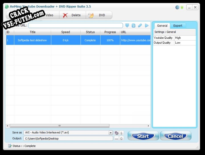 AnMing Youtube Downloader + DVD Ripper Suite  + crack (кряк)