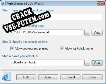 Antechinus eBook Wizard  + crack (кряк)