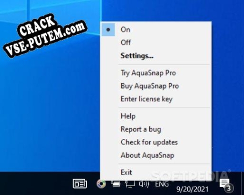 AquaSnap с patch/keygen