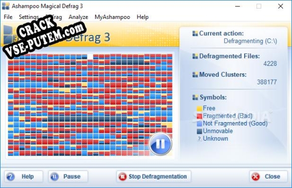 Ashampoo Magical Defrag с patch/keygen