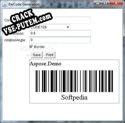 Ключ для Aspose.BarCode for Java