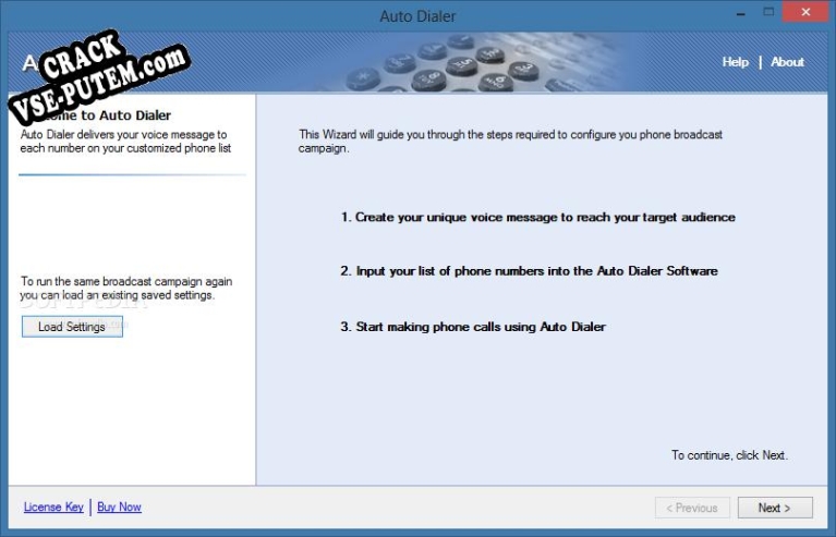 Взлом Auto Dialer