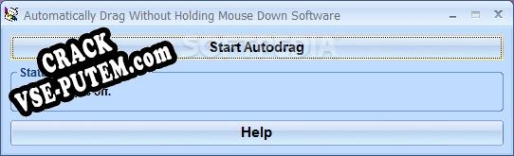 Ключ для Automatically Drag Without Holding Mouse Down Software