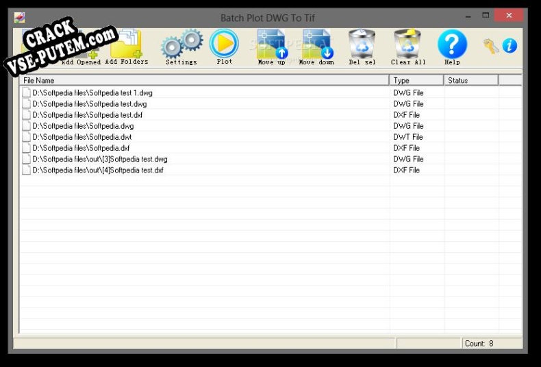 Активация программы Batch Plot DWG To Tif