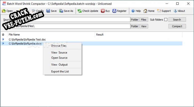 Batch Word Shrink Compactor  + crack (кряк)
