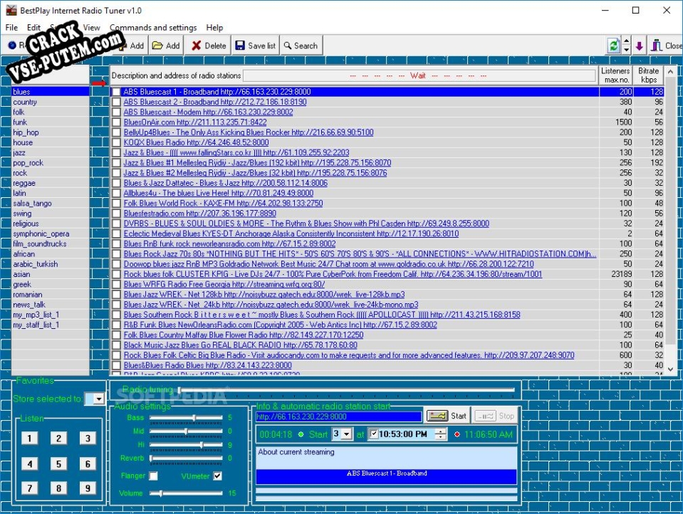 Keygen для BestPlay Internet Radio Tuner