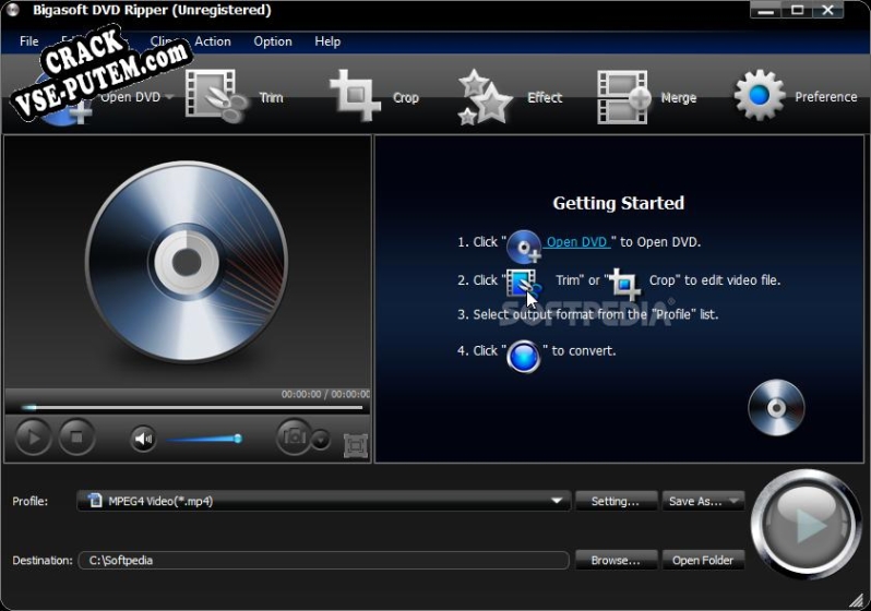Keygen для Bigasoft DVD Ripper