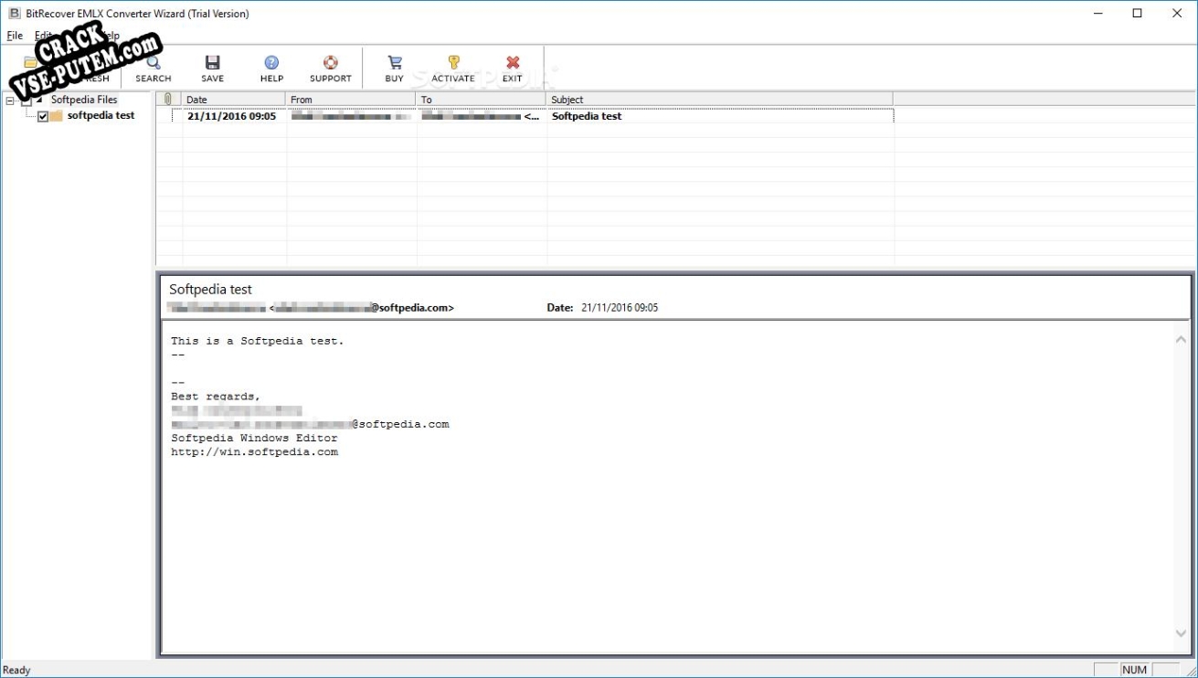 Взлом (keygen) BitRecover EML Converter Wizard