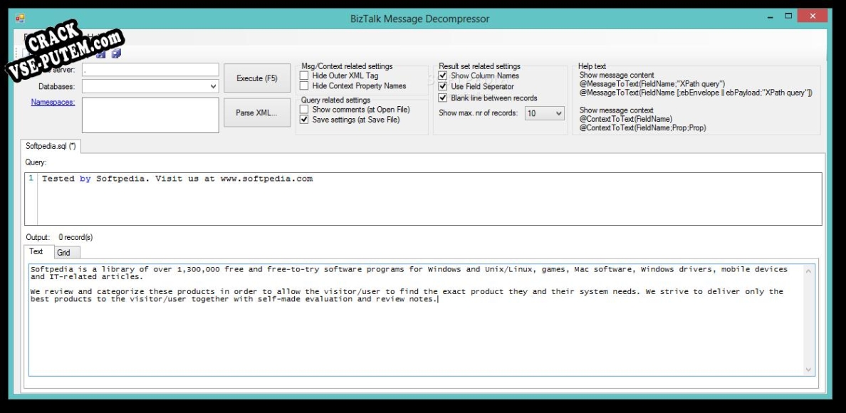 Ключ для BizTalk Message Decompressor