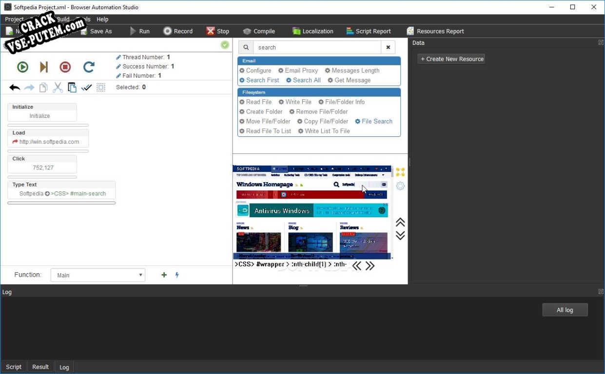 Активация программы Browser Automation Studio