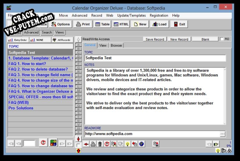 Calendar Organizer Deluxe с patch/keygen