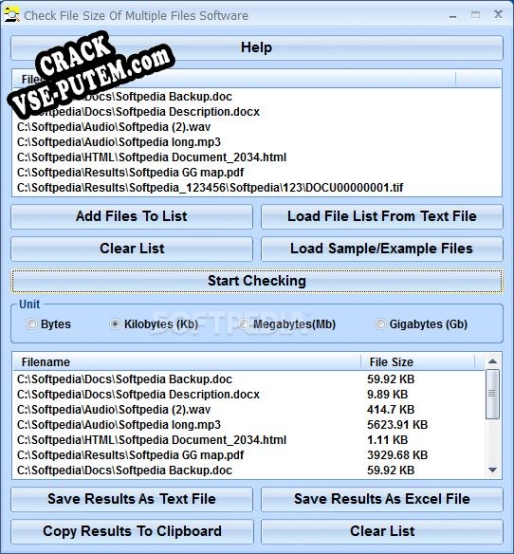 Взлом Check File Size Of Multiple Files Software