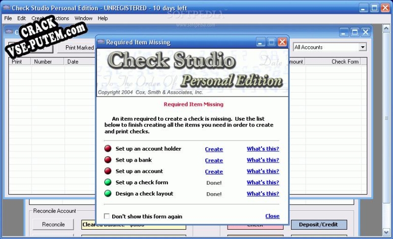 Взлом Check Studio Personal Edition