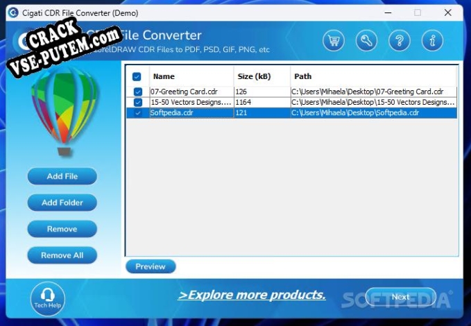 Keygen для Cigati CDR File Converter