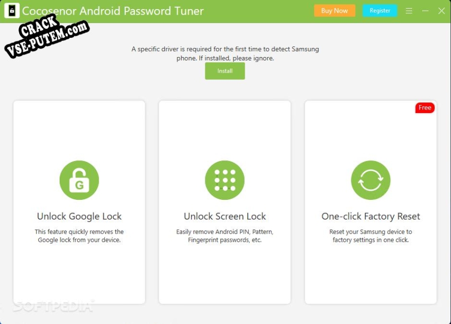 Crack для Cocosenor Android Password Tuner
