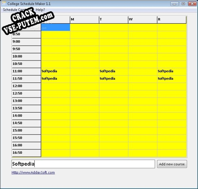 College Schedule Maker с patch/keygen