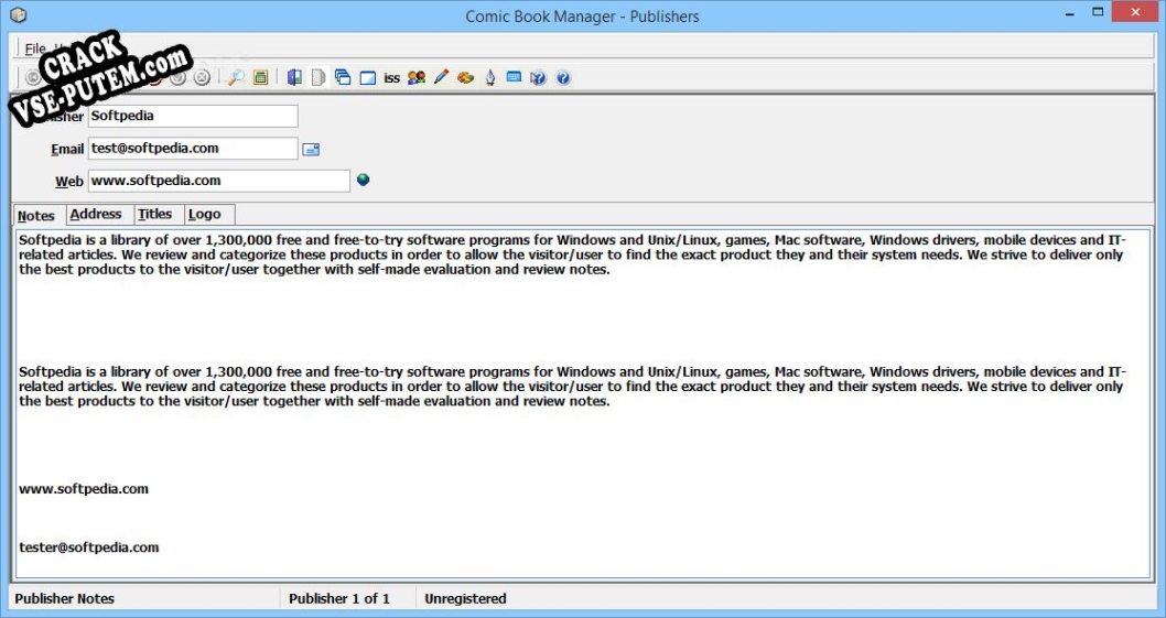 Keygen для Comic Book Manager