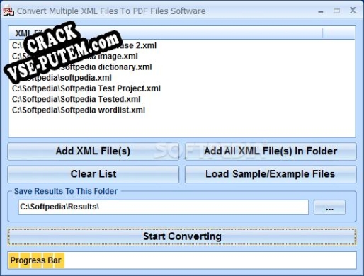 Взлом Convert Multiple XML Files To PDF Files Software
