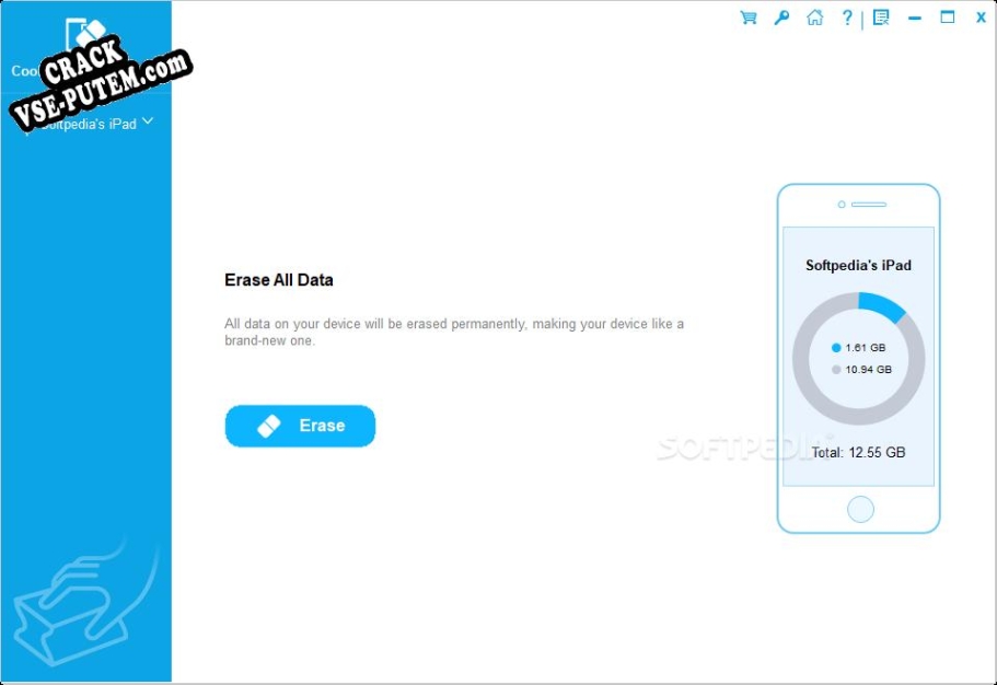 Coolmuster iOS Eraser с patch/keygen