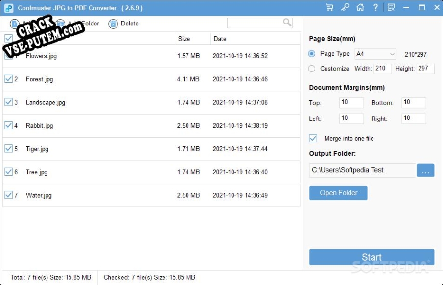 Crack для Coolmuster JPG to PDF Converter