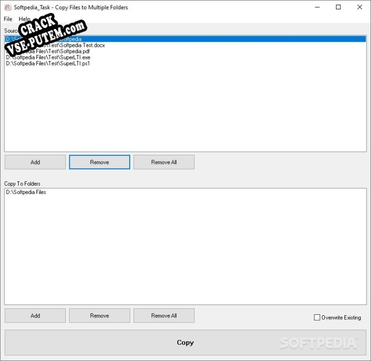 Copy Files to Multiple Folders  + crack (кряк)