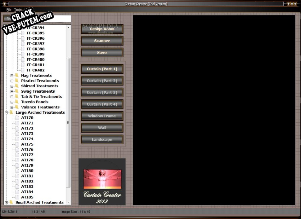 Взлом (keygen) Curtain Creator