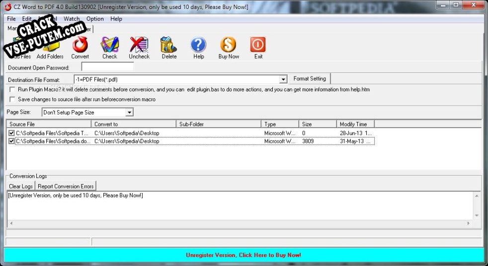 Keygen для CZ Word to PDF (formerly CZ-Doc2Pdf)