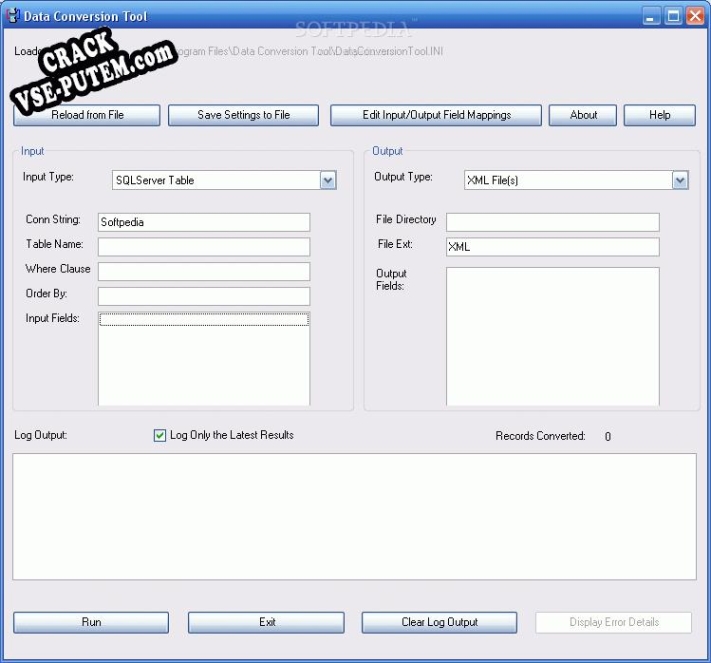 Crack для Data Conversion Tool