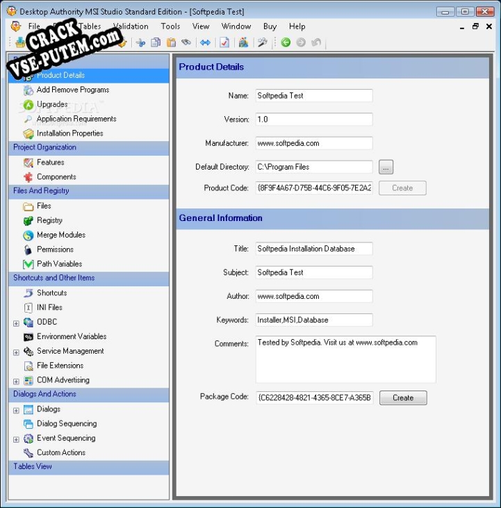 Keygen для Desktop Authority MSI Studio