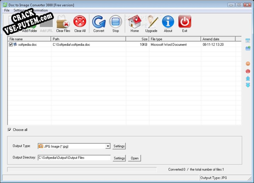 Doc to Image Converter 3000 + crack/ключ