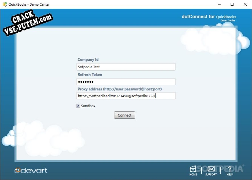 Ключ для dotConnect for QuickBooks