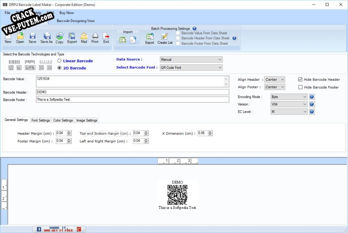 DRPU Barcode Label Maker - Corporate Edition  + crack (кряк)