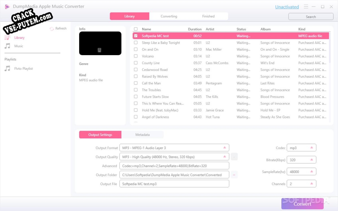 DumpMedia Apple Music Converter + crack/ключ