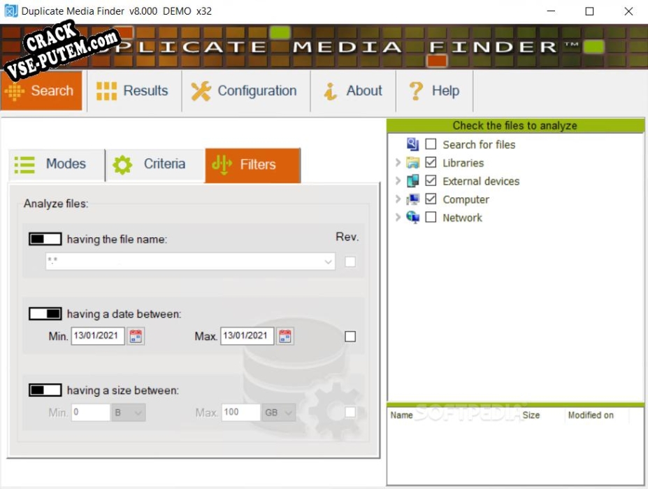 Взлом (keygen) Duplicate Media Finder
