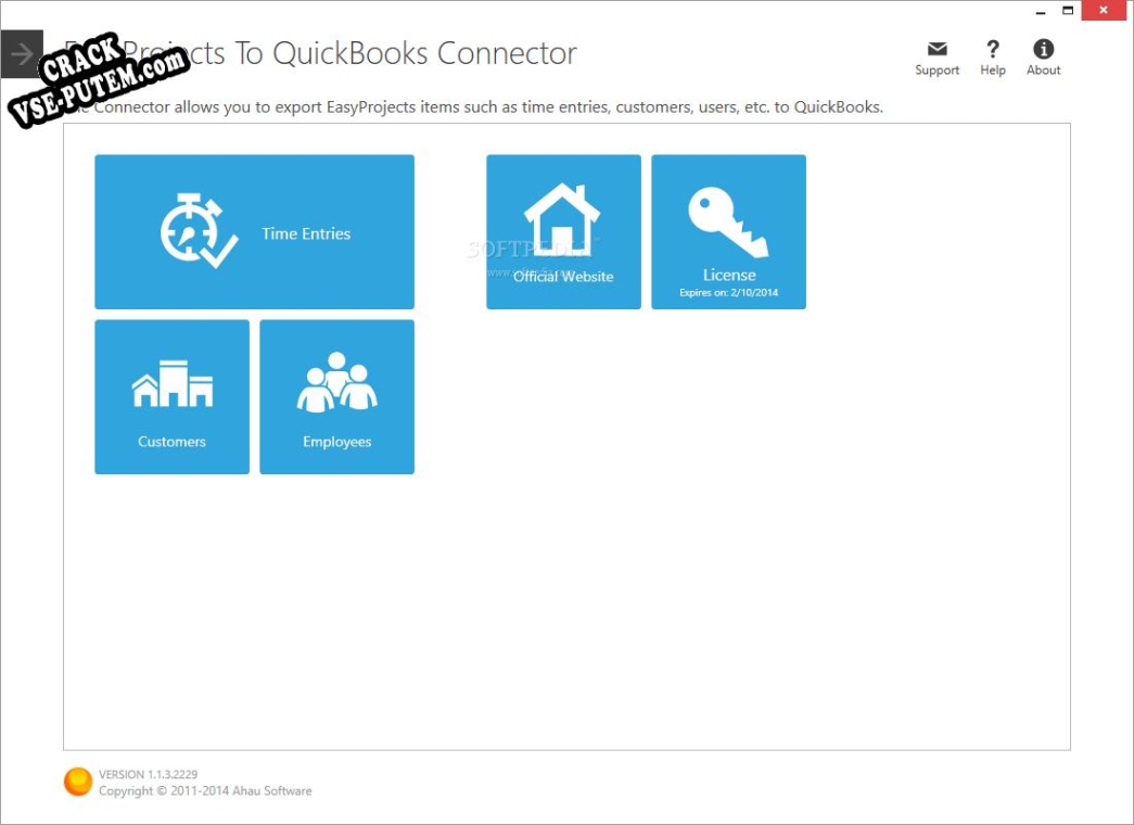 EasyProjects To QuickBooks Connector с patch/keygen