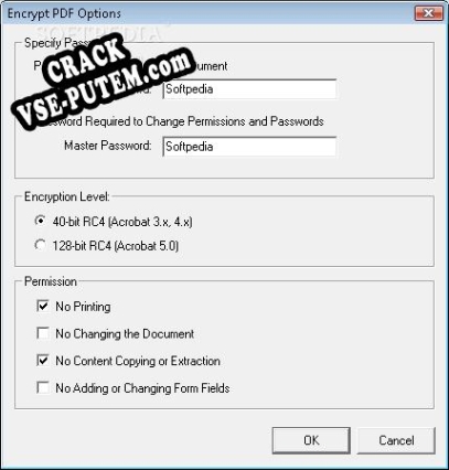 Encrypt PDF Command Line и crack patch (взлом)