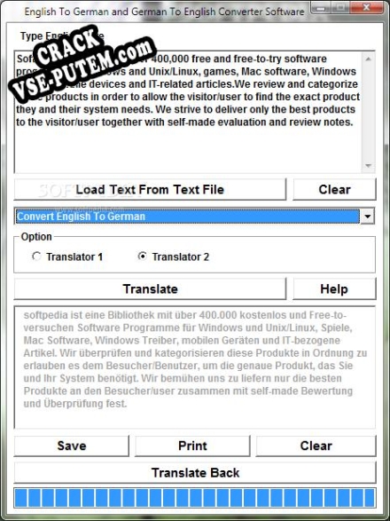 English To German and German To English Converter Software keygen (кейген)
